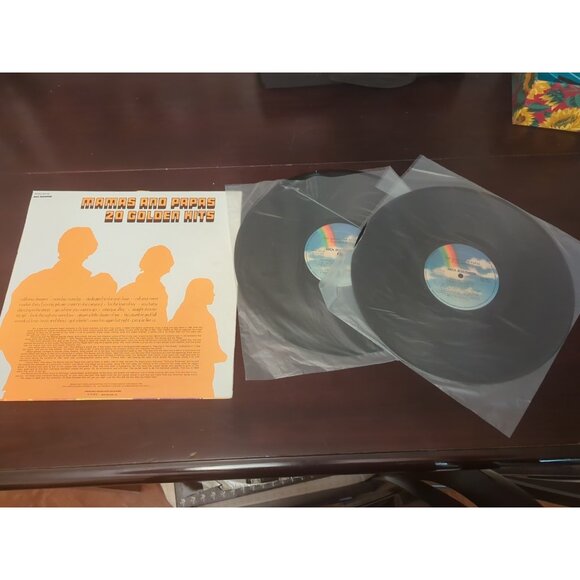 The Mamas & The Papas - 20 Golden Hits Double Vinyl LP - MDS2-50145 - Picture 2 of 2